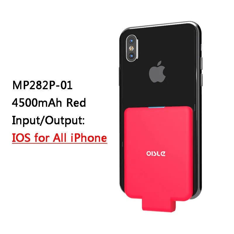 MP282P back clip battery in five colour options showing 90mm x 61mm dimensions