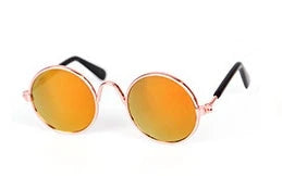 Fashionable cat sunglasses in various colors, including khaki, pink, green, and more. Stylish pet accessories for your furry friend.