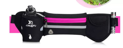 Men's outdoor sports bottle pocket with mobile phone holder in various colours