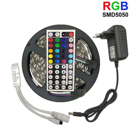 Premium RGB LED strip lights with customisable colour options and waterproof design