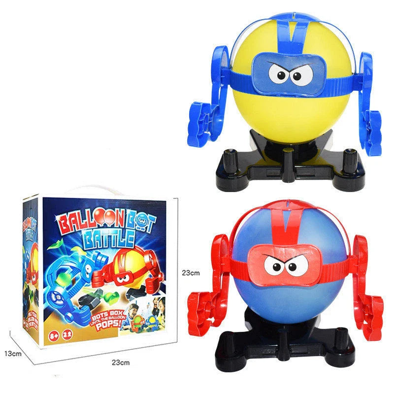 Battle Ballon Boxing Robot - Interactive Punching Toy with Adjustable Goggles for Competitive Balloon Fights