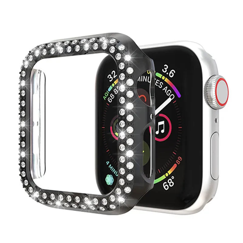 Hard polycarbonate protective case for Apple Watch in multiple colours and sizes