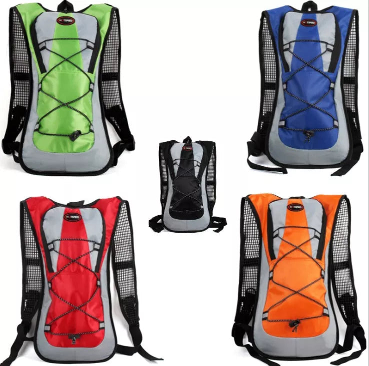 Lightweight waterproof outdoor sports backpack in various colours for running and off-road riding