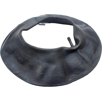 Set of two black 16x8.00-7 inner tubes with TR13 straight valve stems and dust caps for ATV and mower tyres.