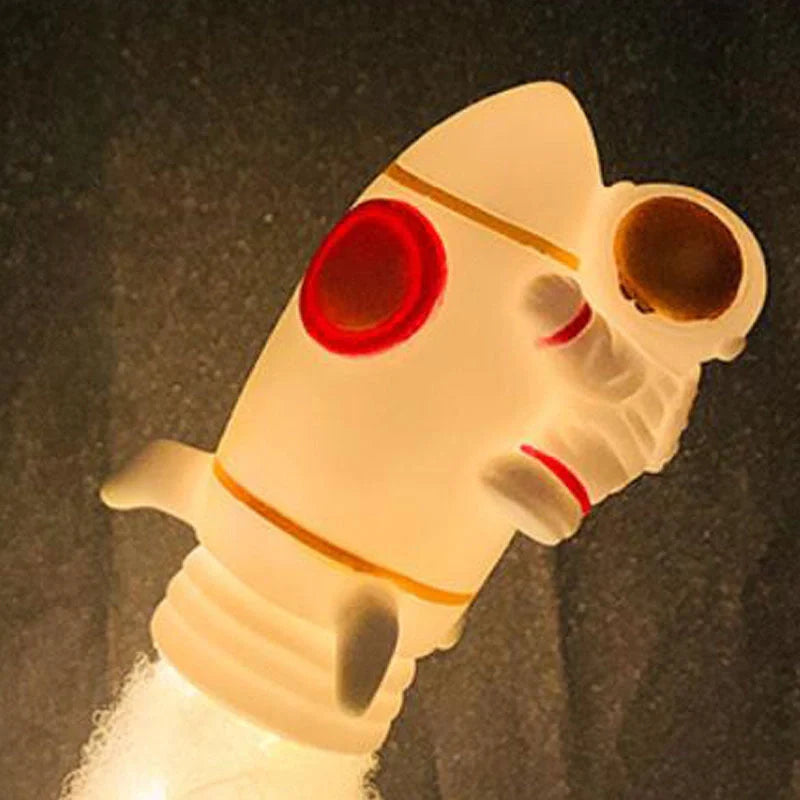 DIY Rocket Model LED Night Light with USB power option