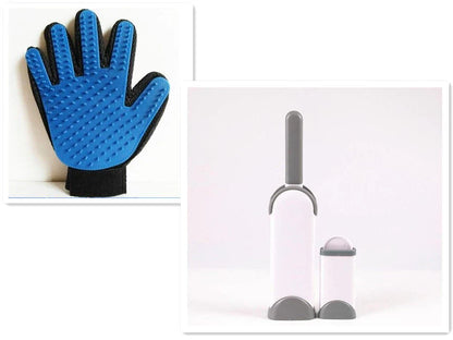 Versatile pet grooming brush and comb set with various color options, designed for efficient removal of loose hair and debris, maintaining a healthy coat for your furry friend.
