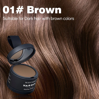 Hairline sculpting contour powder in plastic container with 4g content and waterproof properties