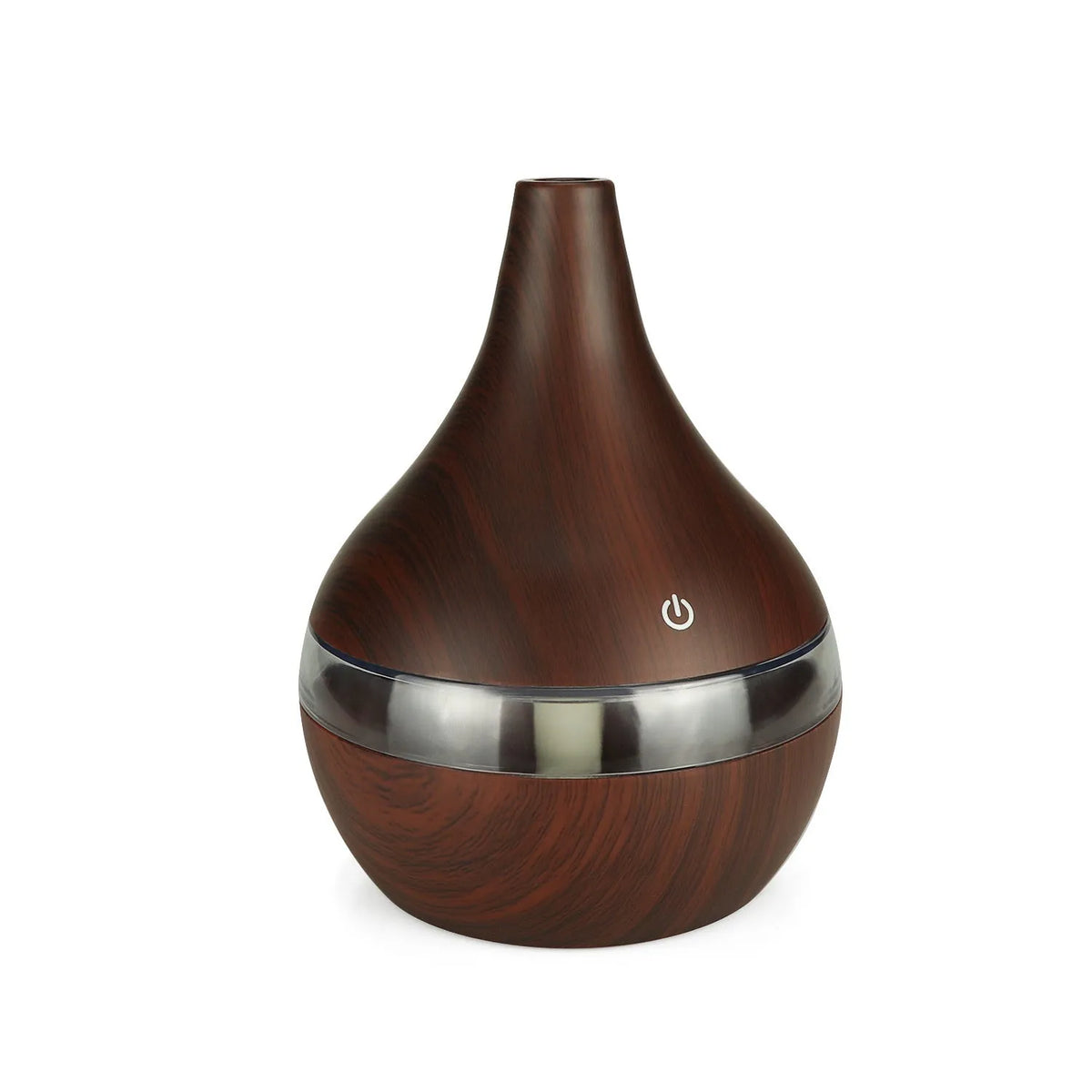 USB mini air purifier and humidifier in wood grain, columnar shape, for rooms under 10 square metres with timer and USB power