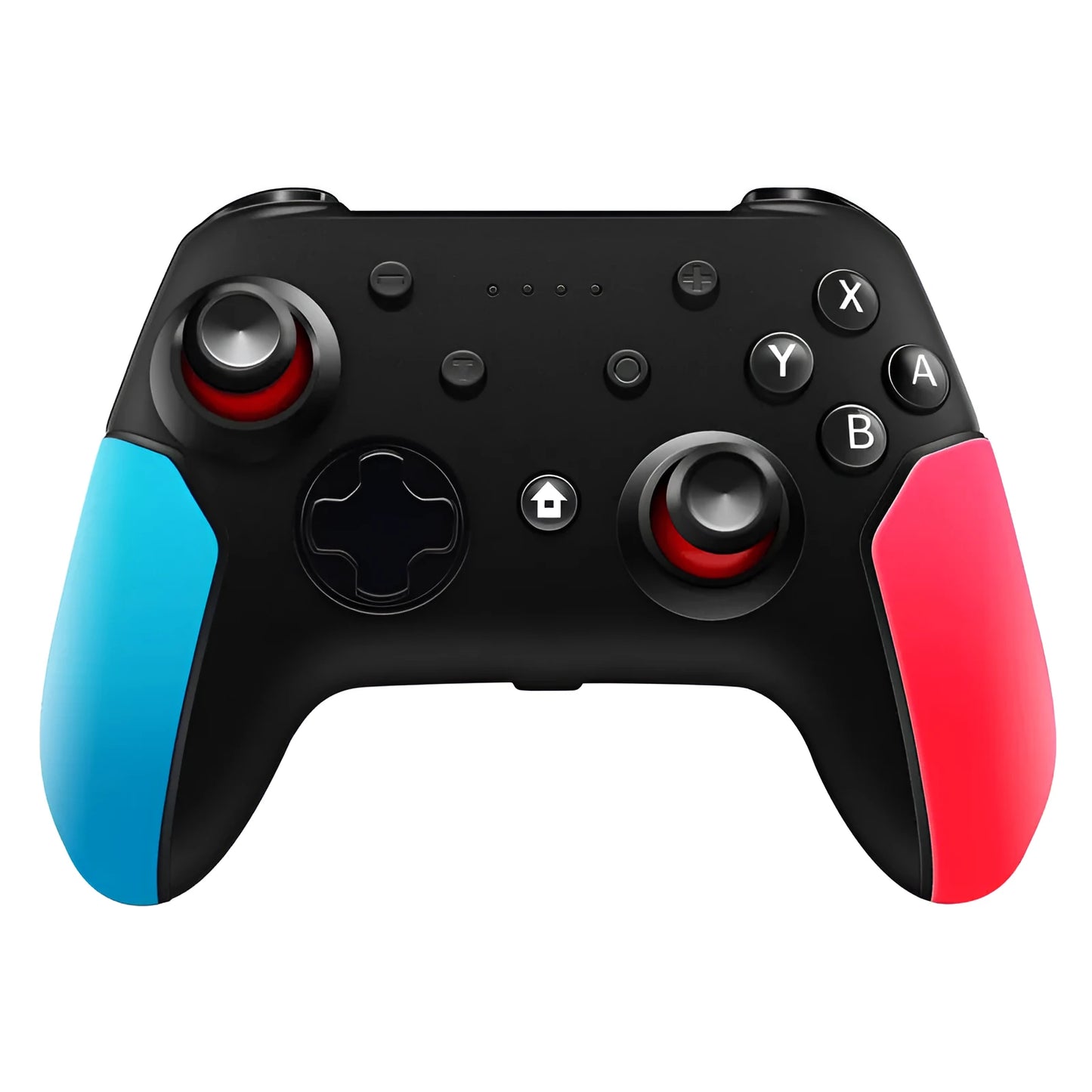 Switch Bluetooth gamepad controller in blue and red colours