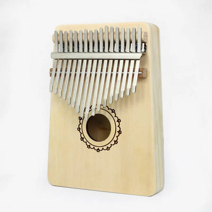 Basswood beginner thumb piano kalimba with no-lacquer finish, available in seven styles including Clouds and Gothic.