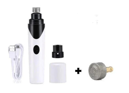 Powerful electric pet nail grinder with low-vibration motor for gentle, stress-free nail trimming