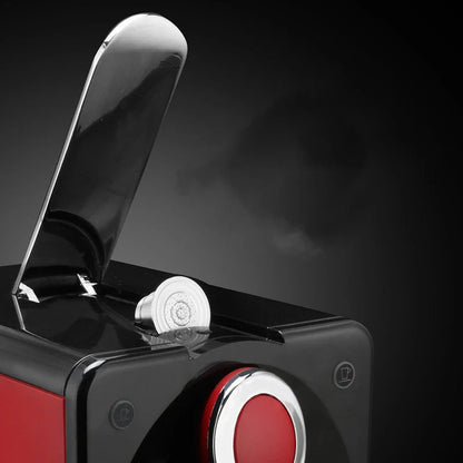 Stainless steel reusable Nespresso coffee capsule with refillable filter