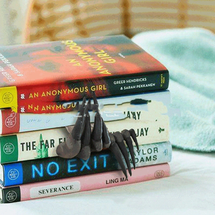 Devil's Hand 3D Resin Bookmark for thriller book lovers