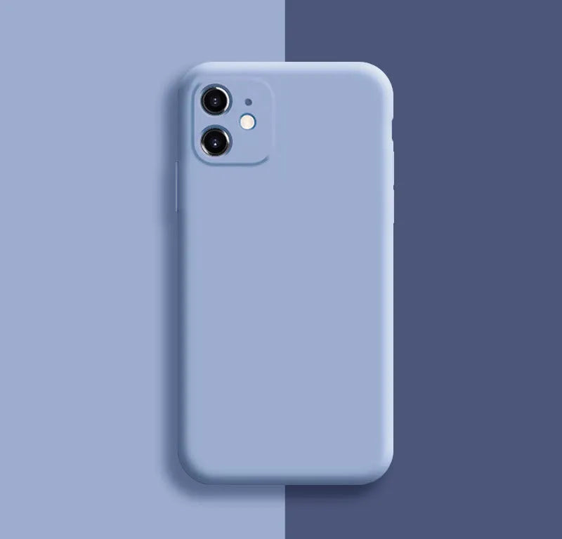 Silicone iPhone 11 Pro Max case in solid colour options including begonia, black and camellia red
