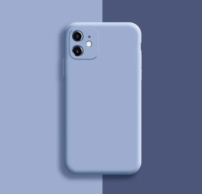 Silicone iPhone 11 Pro Max case in solid colour options including begonia, black and camellia red