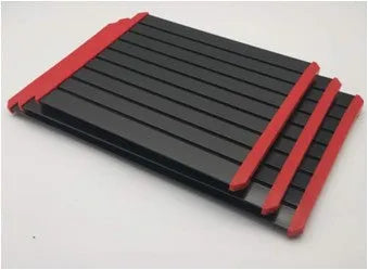 Quick defrost tray with drip tray, silicone and aluminium alloy thawing plate for frozen food