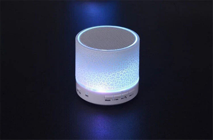 Compact wireless Bluetooth speakers in various colours, featuring premium audio components and sleek, durable design