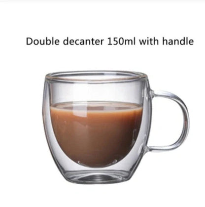 3D double-layer panda cup with skull design for wine, featuring inner Christmas tree pattern