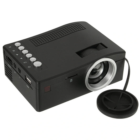 Compact Portable LED Projector with multiple input options and high brightness