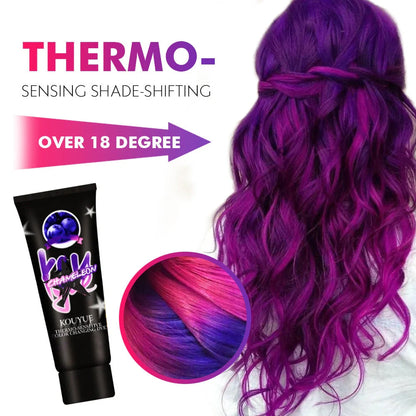 Professional Thermochromic Hair Dye Cream with colour changing effect