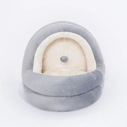 Premium Cat Beds in Grey and Beige Grey Colours, Designed for Comfort and Relaxation