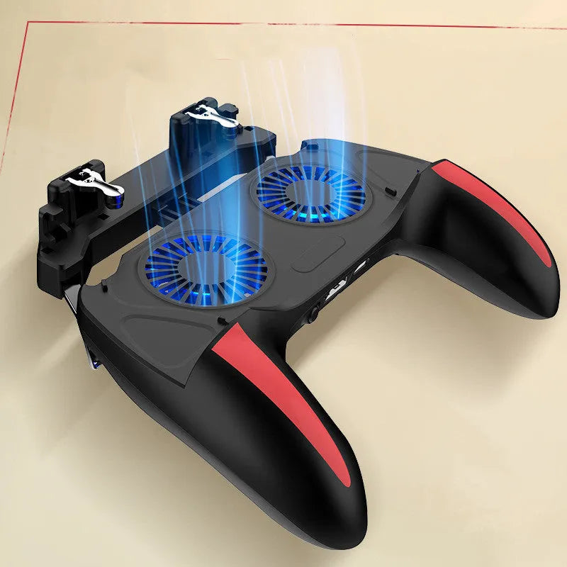 H10 mobile phone game controller showing touch screen interface on ABS plastic body.