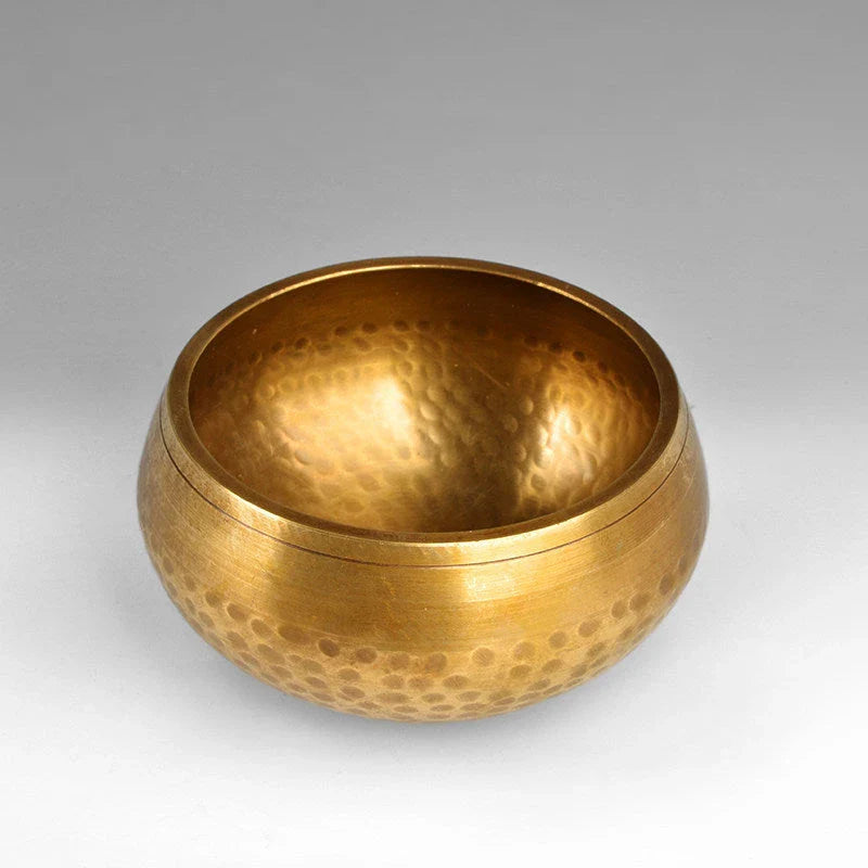 Premium Tibetan singing bowl with rich, harmonious tones for meditation and relaxation