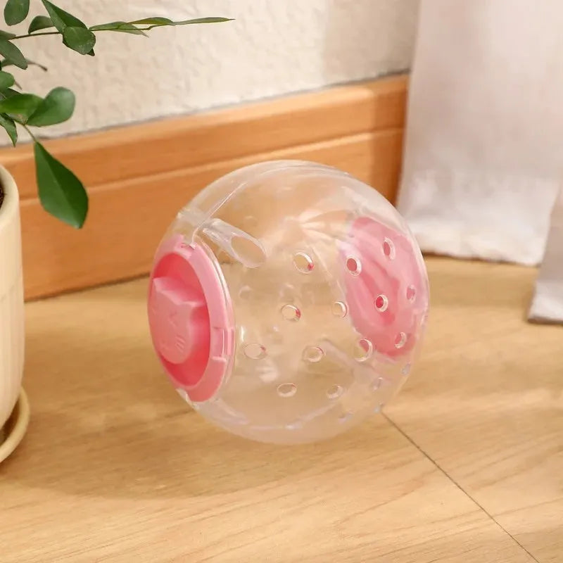 11.5cm diameter blue ABS plastic pet slow feeder ball for cats and small dogs