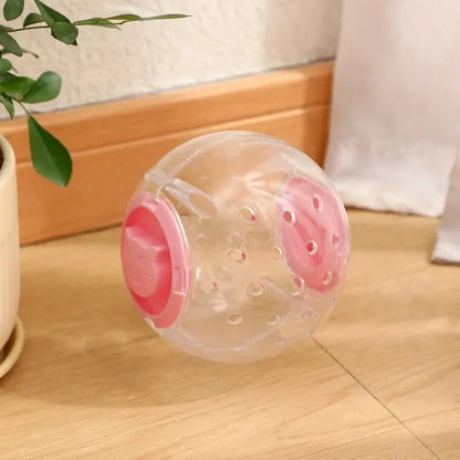11.5cm diameter blue ABS plastic pet slow feeder ball for cats and small dogs