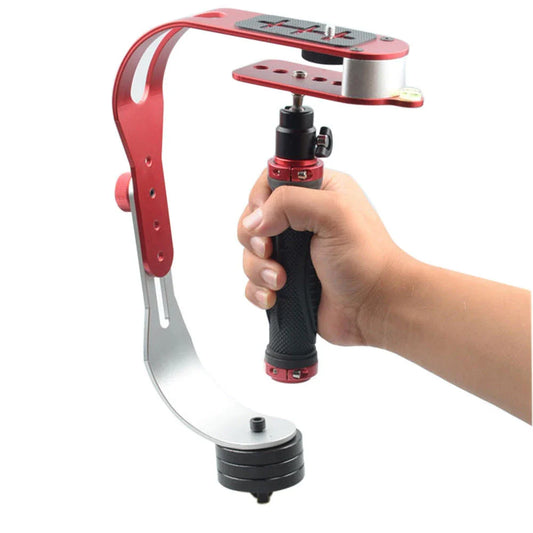 A versatile handheld stabilizer for mobile phones and action cameras, enabling smooth and stable video capture.