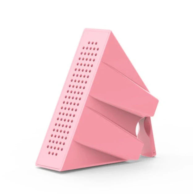 Compact phone amplifier stand in various colors for iPhones and Android devices