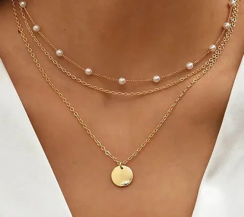 Gold plated alloy Devil's Crystal Necklace with pendant, adjustable 21cm to 50cm circumference, fashion women's jewellery
