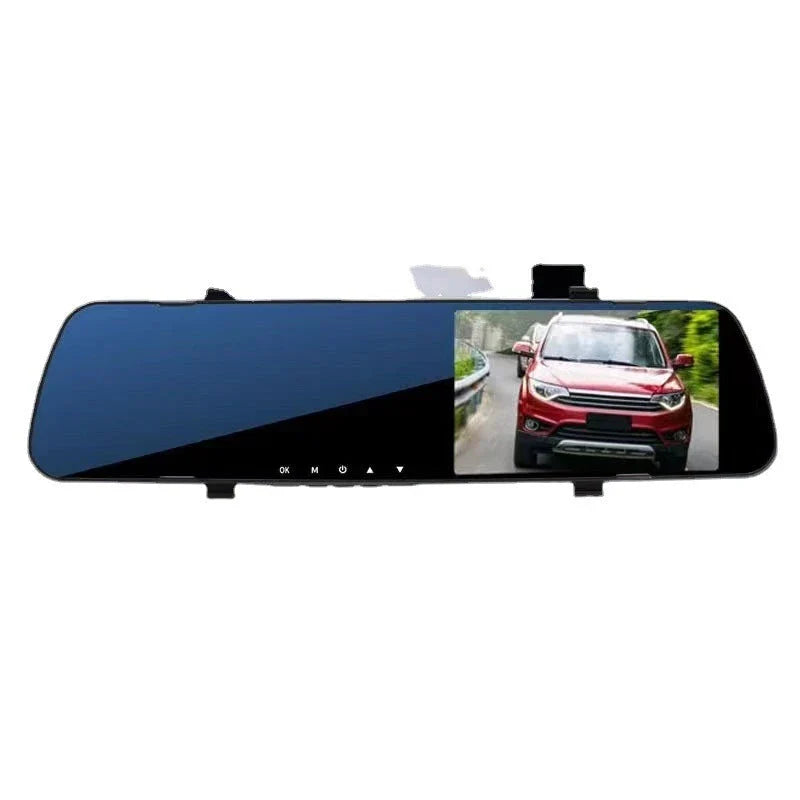 Premium 1080p HD Rearview Mirror Driving Recorder with Motion Detection for Enhanced Road Safety and Security