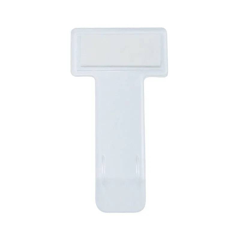 Clear plastic parking ticket holder, transparent document folder, 7.4 x 3.95 x 0.10 cm