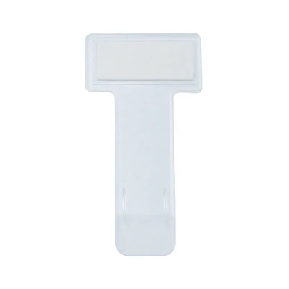 Clear plastic parking ticket holder, transparent document folder, 7.4 x 3.95 x 0.10 cm
