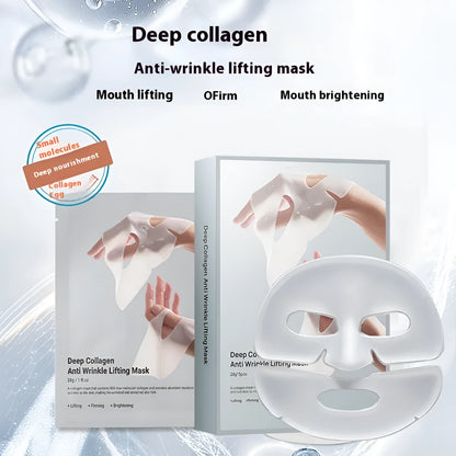 Collagen anti-wrinkle moisturising mask with 28ml serum for universal skin types