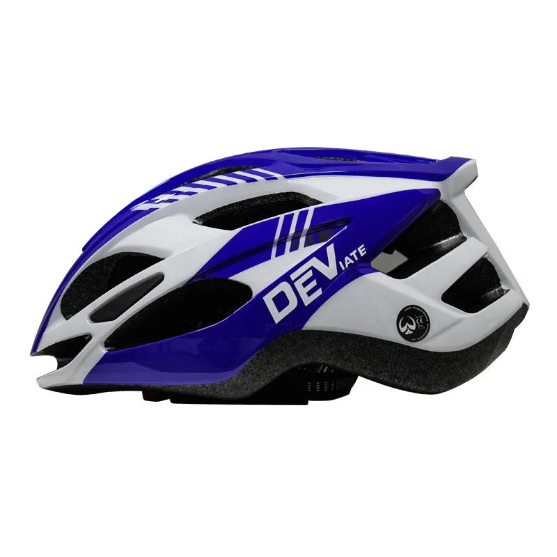 Adult plus size L cycling helmet in a choice of colours including fluorescent yellow, showing artistic graphics and breathable vents.