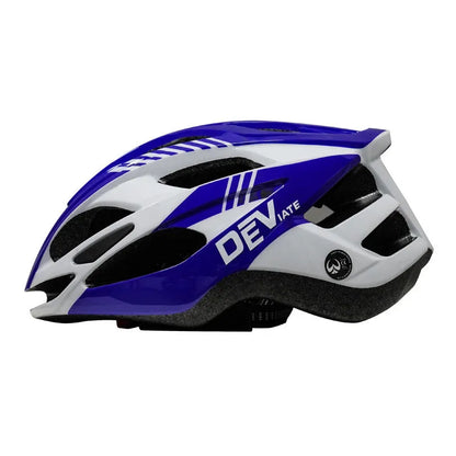 Adult plus size L cycling helmet in a choice of colours including fluorescent yellow, showing artistic graphics and breathable vents.