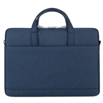 Oxford cloth laptop liner bag for MacBook 13-15 inch, zipper, multiple pockets, black blue grey pink