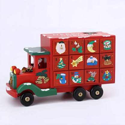 Handcrafted wooden Christmas window decorations with traditional designs measuring 15-20cm