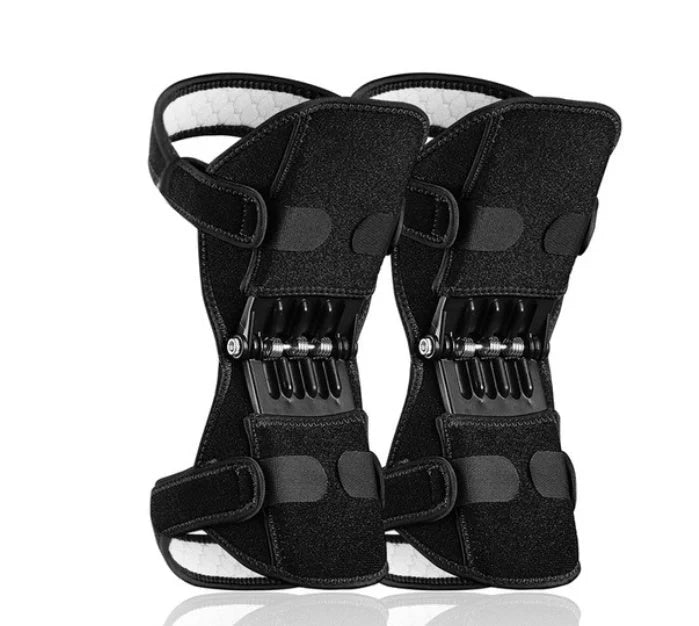 Breathable joint support knee pads with non-slip design for power lifting