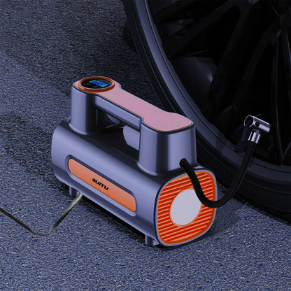 12V DC Portable Tire Inflator with digital display and USB charging
