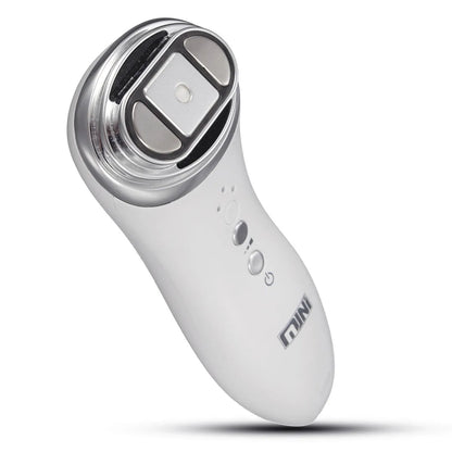 Mini ultrasonic scalpel 35W plug-in facial firming device in purple or red ABS, 25x12x7cm box, with gel