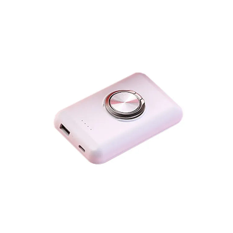 Portable Magnetic Power Bank with Back Clip Ultra-thin 5000mAh Fast Charging Battery Pack for Apple Devices in Multiple Colours