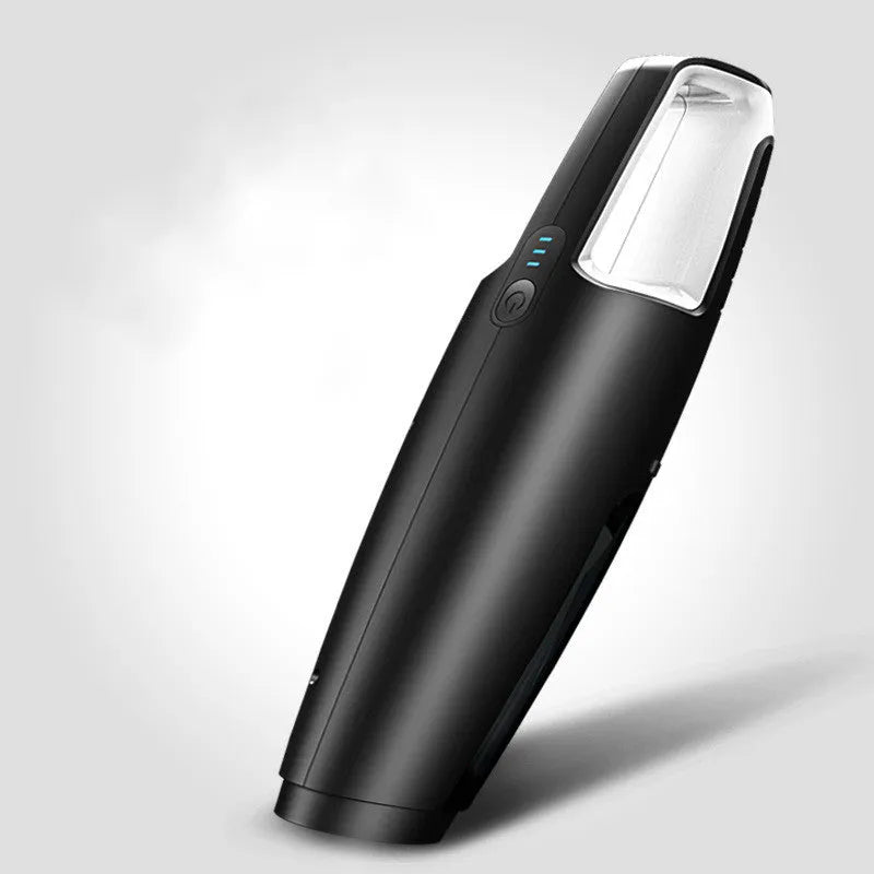 Black 120W wireless car vacuum cleaner with 7000 mbar suction for dry and wet car and home use