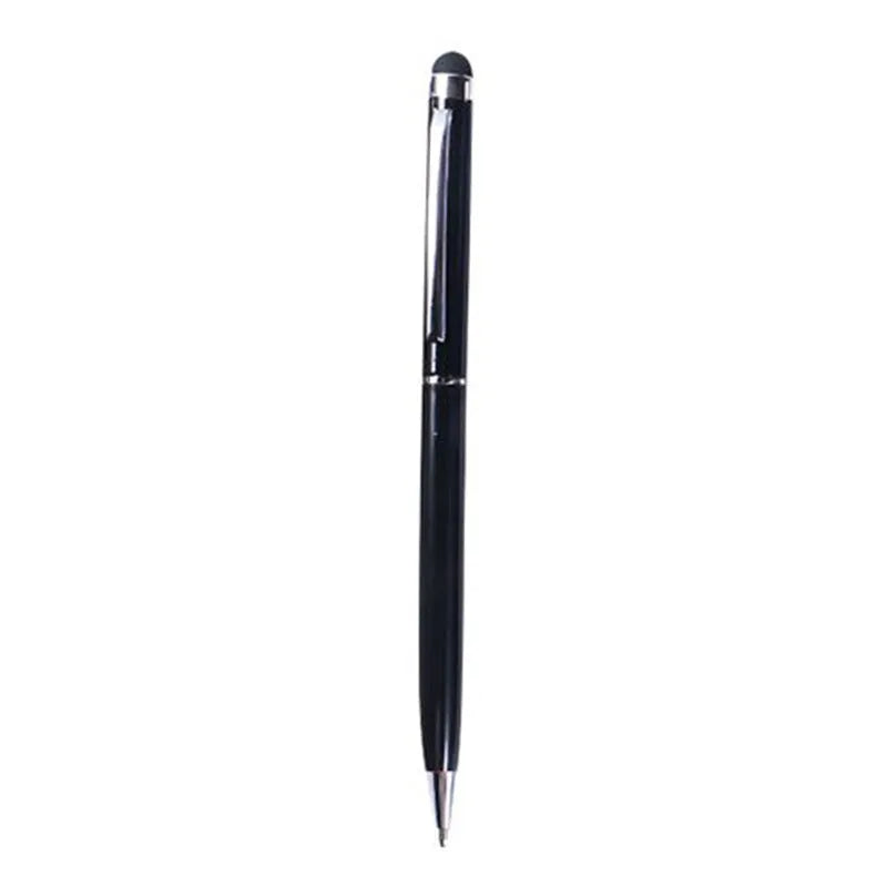 Rotating metal capacitive pen with 0.5mm tip for touch screen signatures in seven colour options