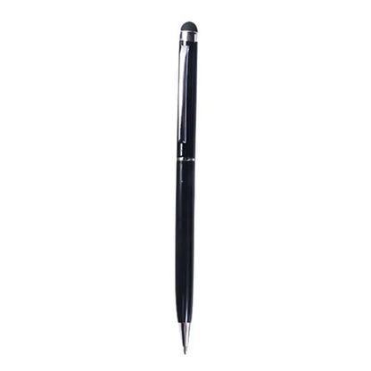 Rotating metal capacitive pen with 0.5mm tip for touch screen signatures in seven colour options