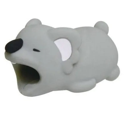 Animal-themed cable protector sleeve for Apple iPhone charging cables