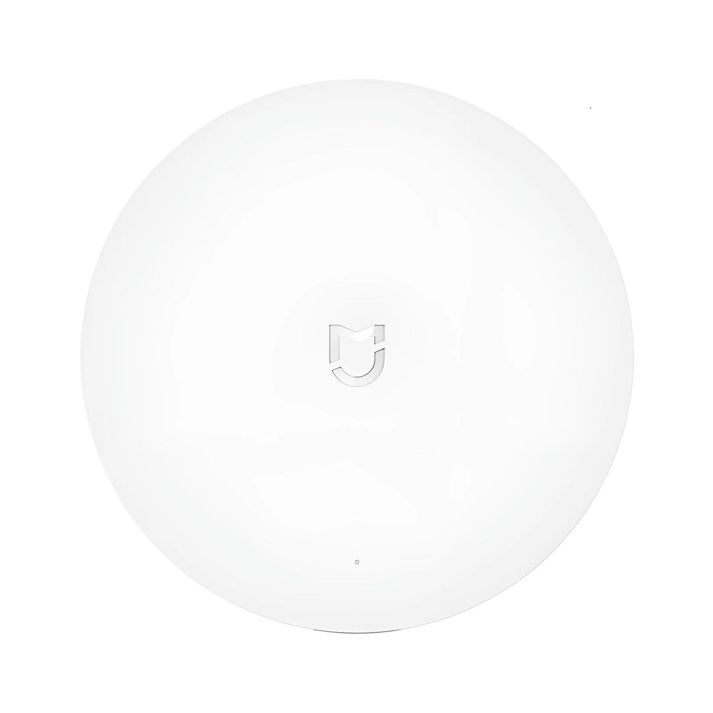 White Xiaomijia smart home gateway with UK plug for wireless remote control