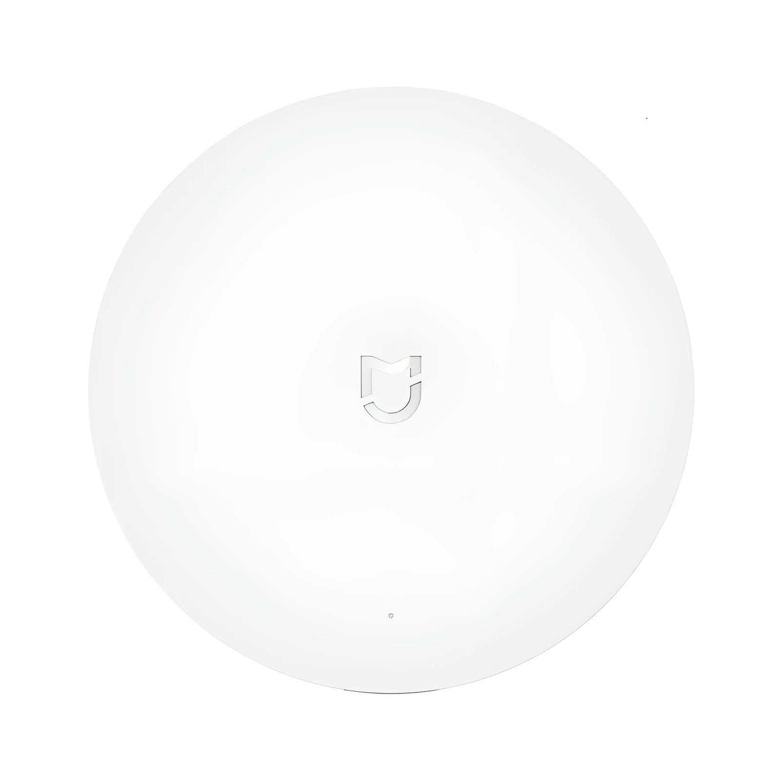 White Xiaomijia smart home gateway with UK plug for wireless remote control